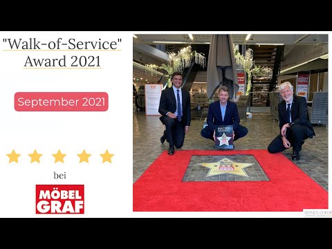 Feierliche Enthüllung des Möbel Graf &quot;Walk-of-Service&quot;-Sterns in Pirna