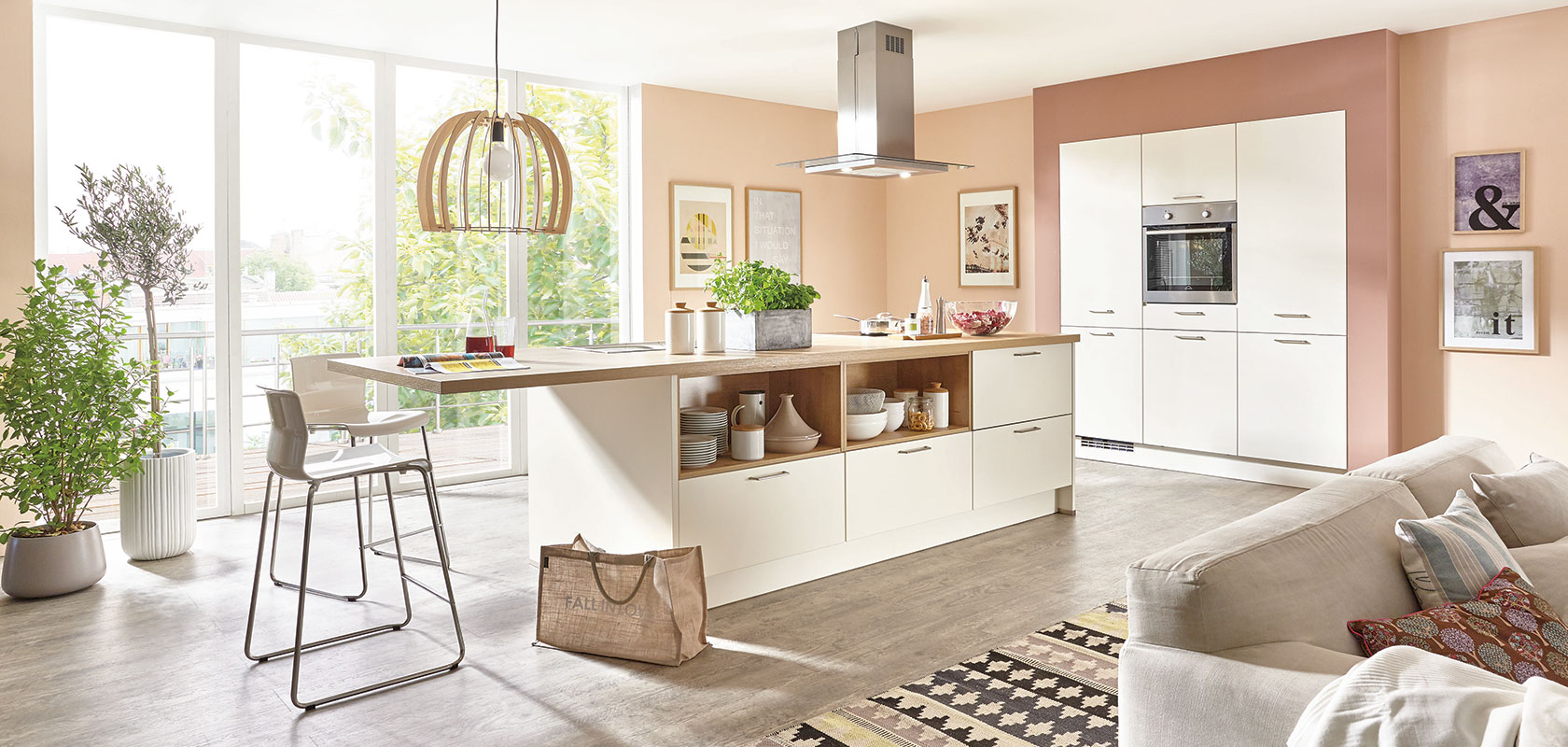 Nobilia Magnolia Matt 175 fashion Moderne Classic Küche
