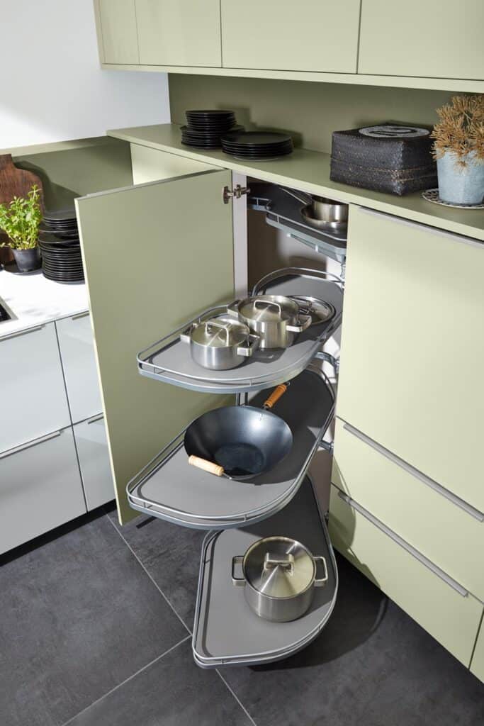 Nolte soft lack avocado Le Mans Schrank Küchenkauf Pirna