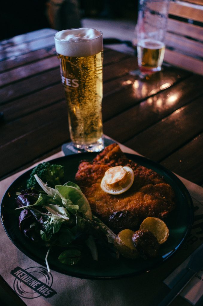 Schnitzel Kartoffeln Gemüse Gastronomie Pirna