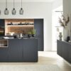 Interliving Inselküche Modern Schwarz Holz