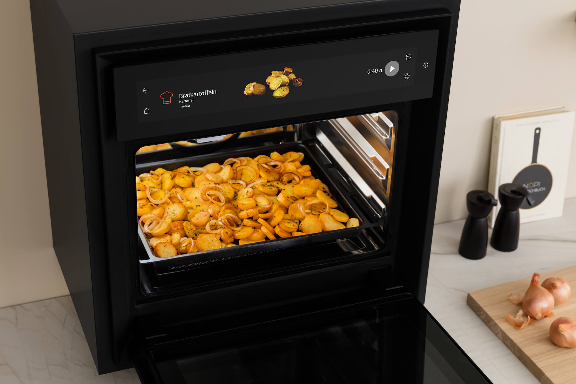 BORA X BO Backofen Bratkartoffeln automatik